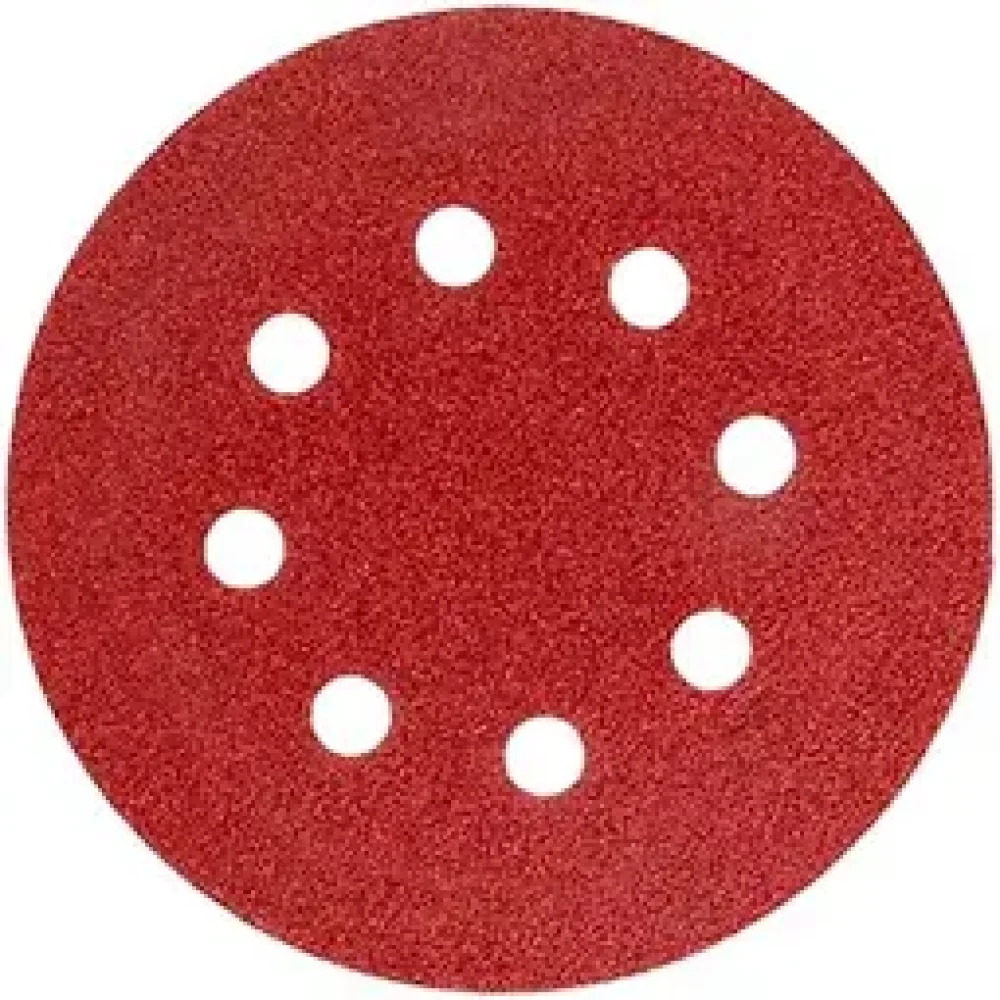 Disco Lixa Velcro C/8 Furos G150 125Mm Heavy Duty