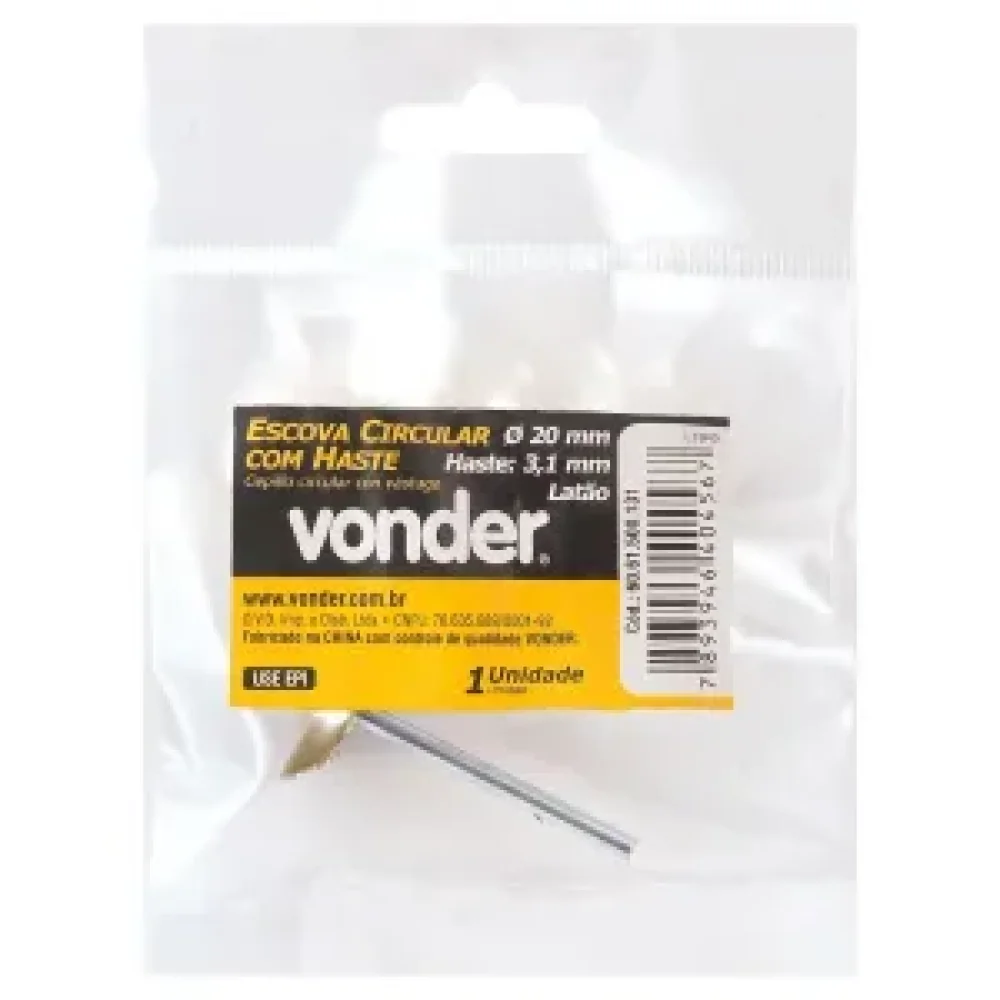 Escova Circ Lt 20 X 3, Micr R Vonder Escova Circ Lt 20 X 3, Micr R Vonder