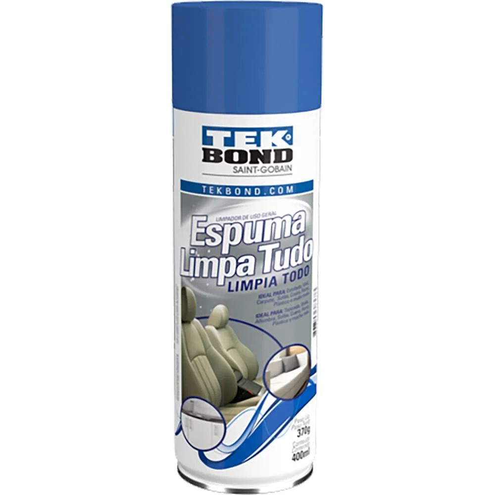 Espuma Limpa Tudo Spray 400Ml Tekbond