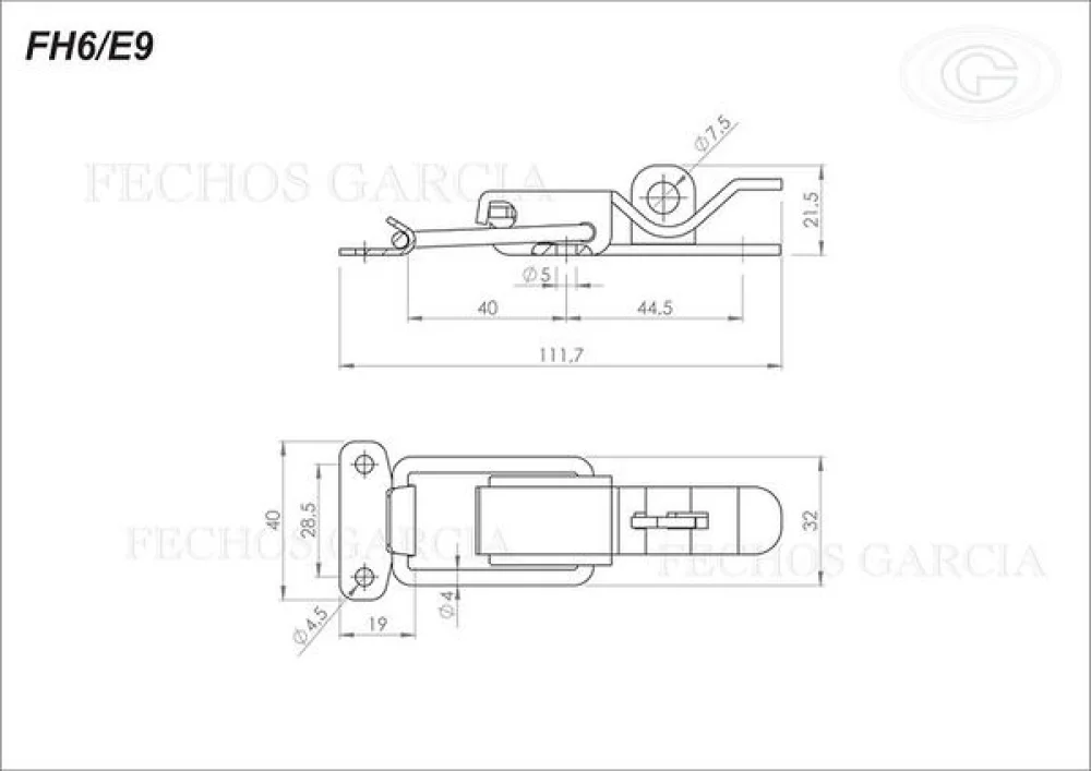 Fecho Rápido Fh6 Fechos Garcia 