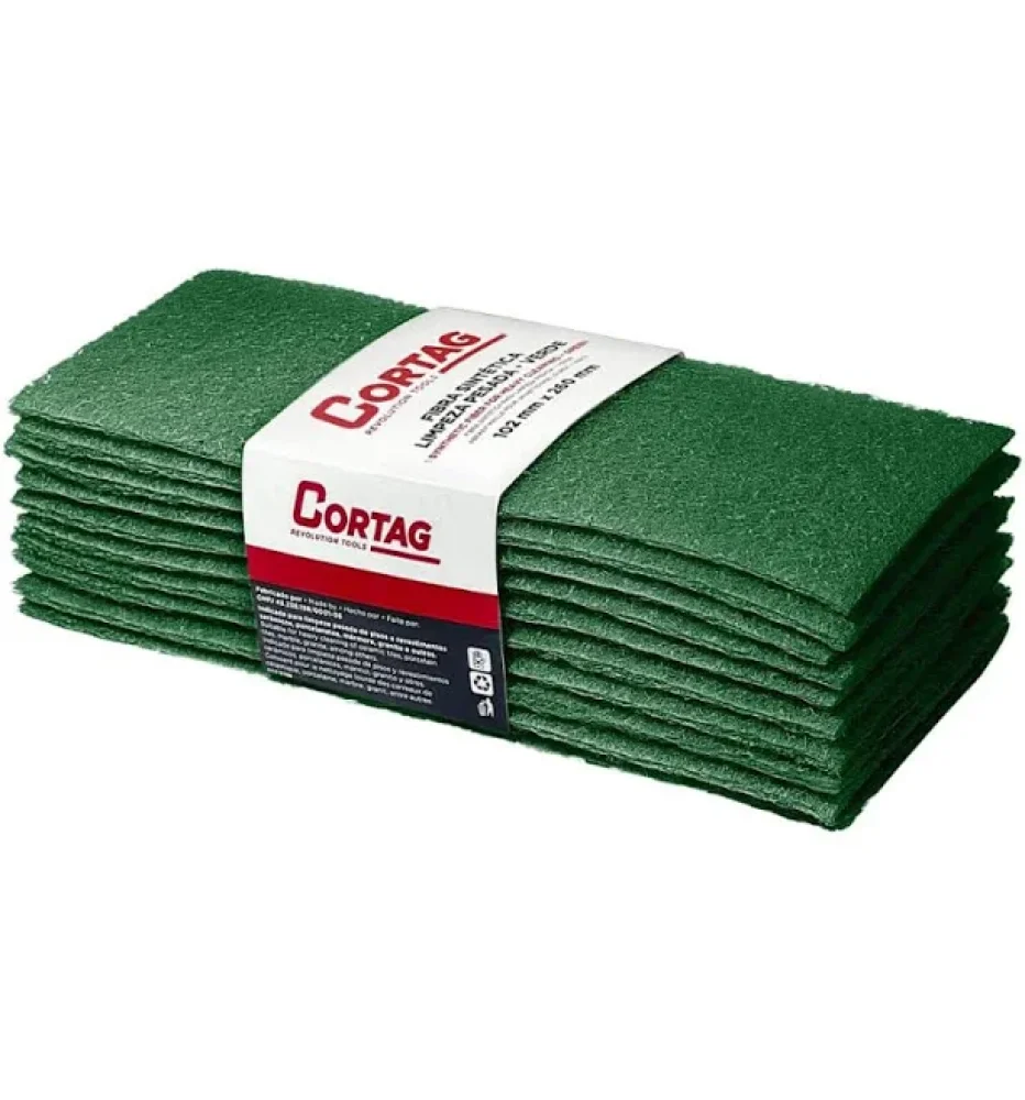 Fibra Sintetica Limpeza Pesada Verde Cortag