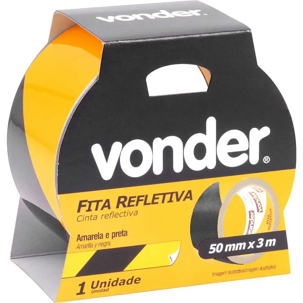 Fita Adesiva Refletiva 50Mmx3M