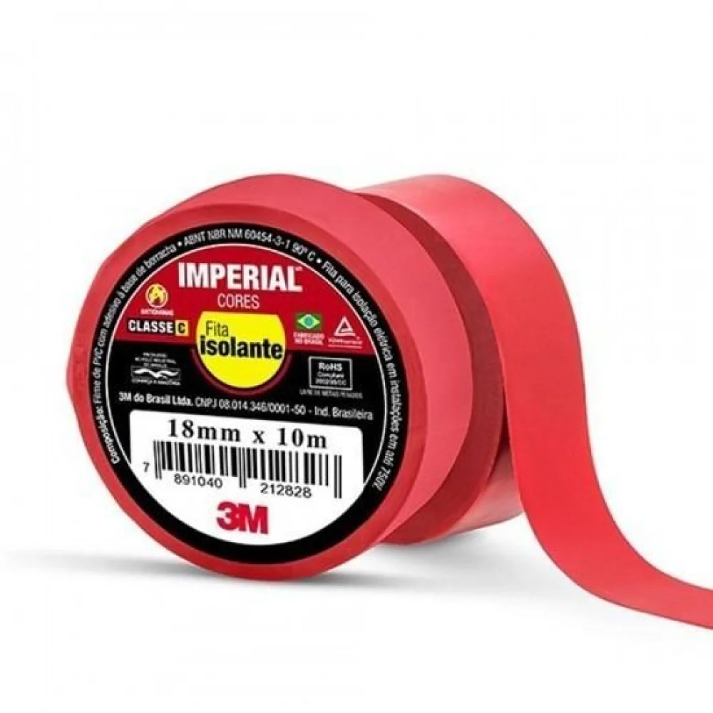 Fita Isolante Cores 3M