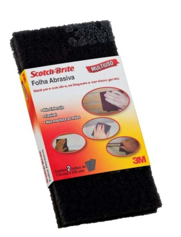 Folha Abrasiva Scotch Brite 3M