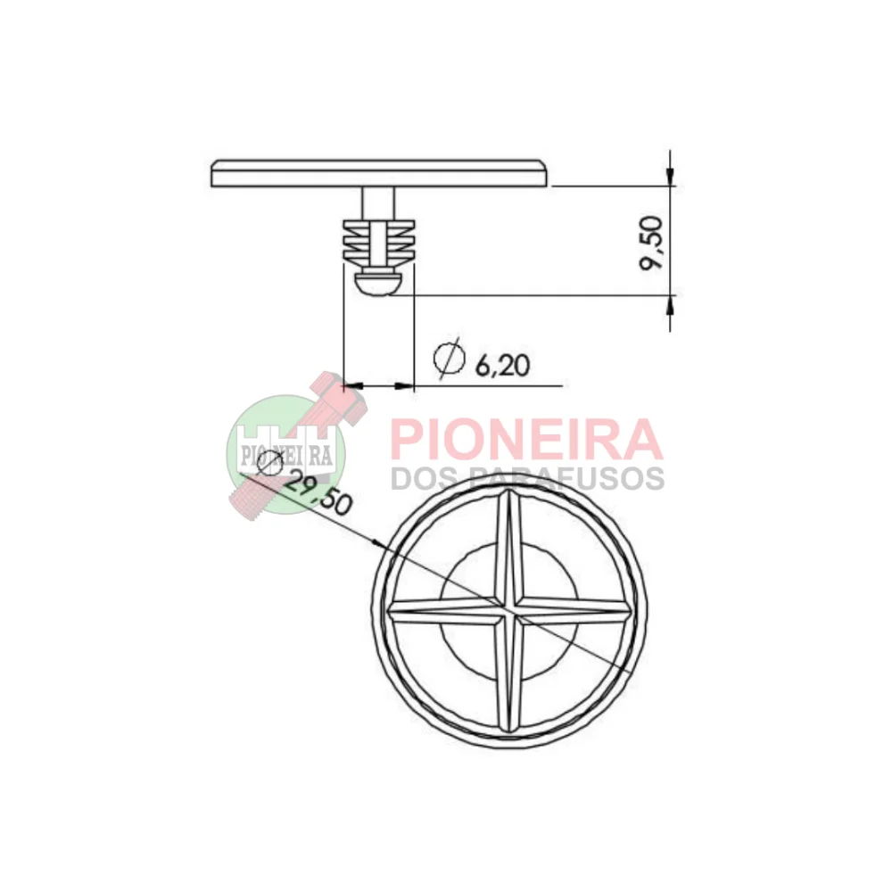 Grampo Capinha Retrovisor e Friso Gm Grampo Capinha Retrovisor e Friso Gm