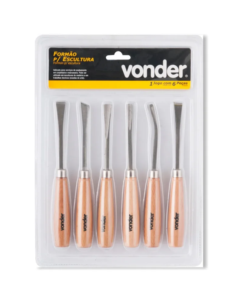 J0Go Formão Entalhe 6Pc Vonder