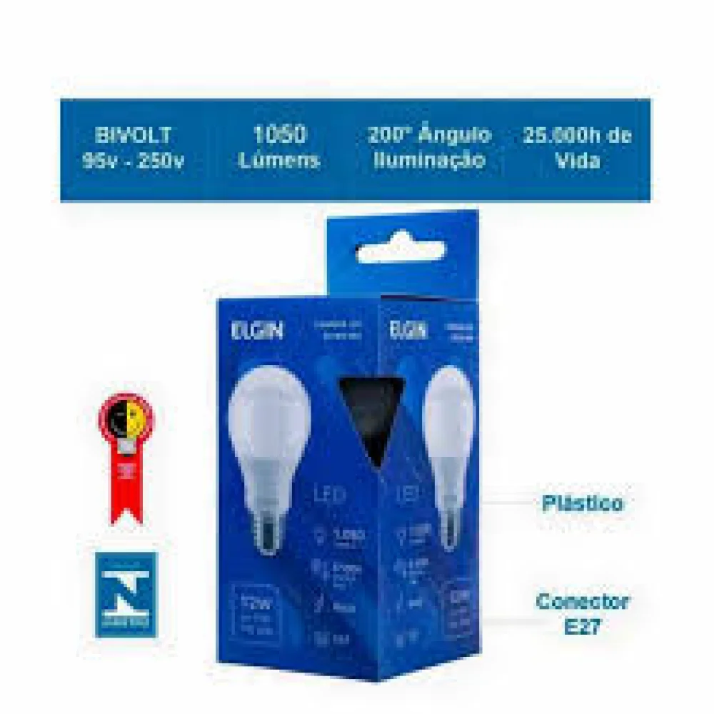 Lampada Led A65 Emergencia 50-60Hz