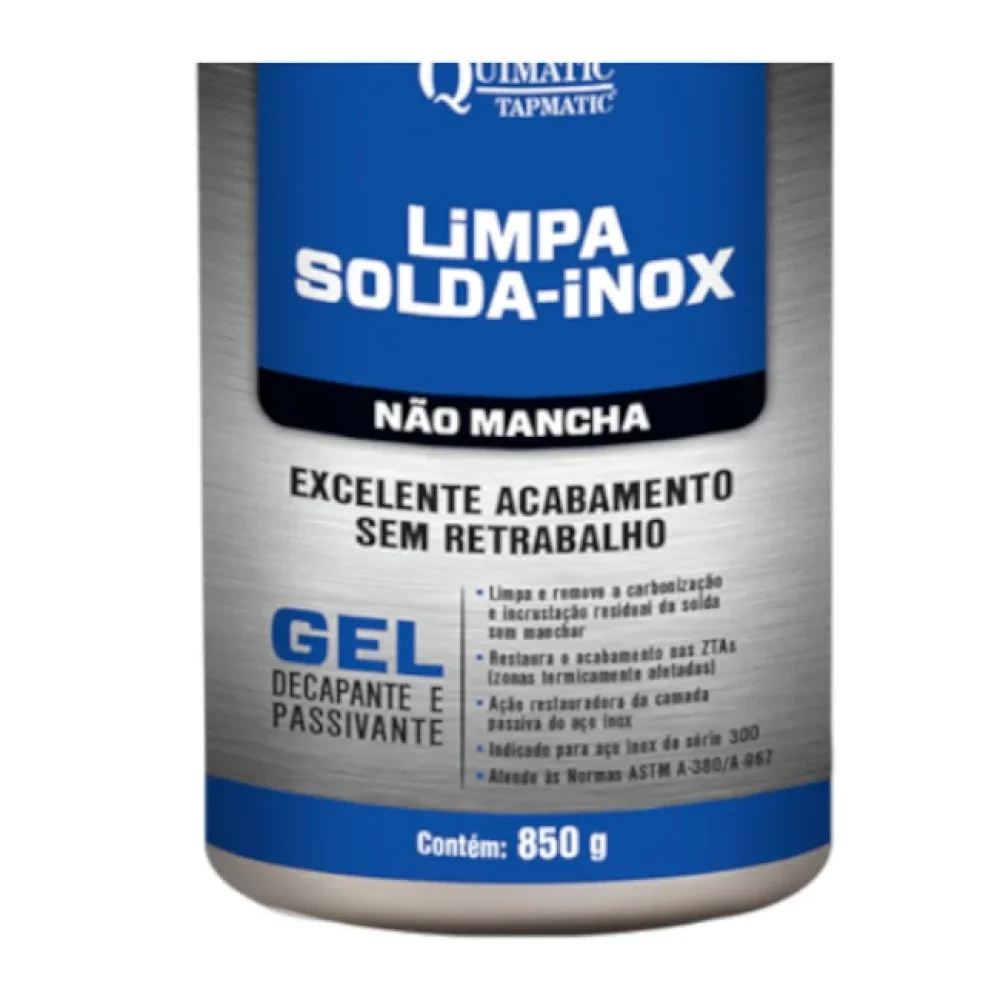 Limpa Solda Inox Gel Decapante Tapmagic