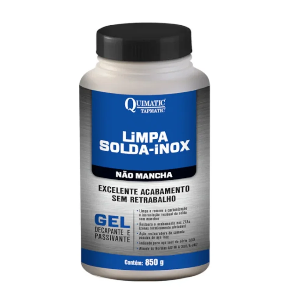 Limpa Solda Inox Gel Decapante Tapmagic