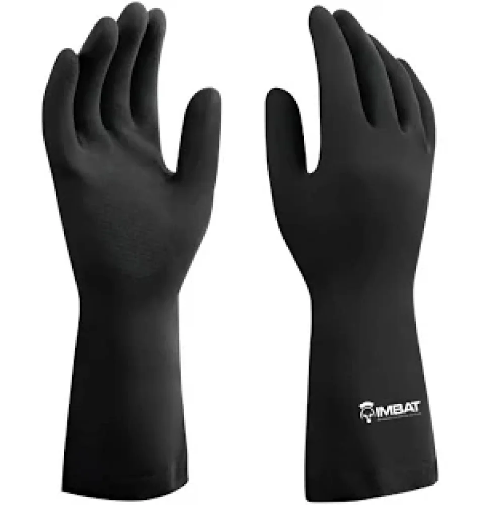 Luva Latex Preta Forrada