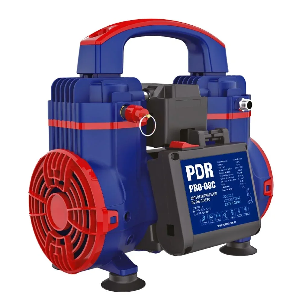 Motocompressor de Ar Direto Pro-08C 830W Isento de Óleo Bivolt Pdr- Pro08C