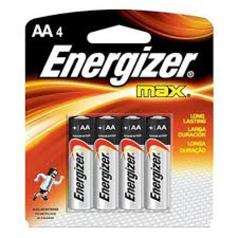 Pilha Alcalina Aa4 Energizer Max