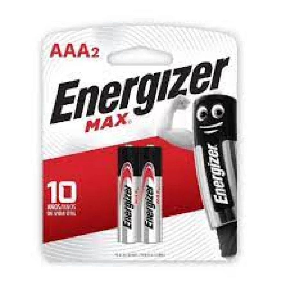 Pilha Palito Alcalina Aaa2 com 2 Pcs Energizer Max
