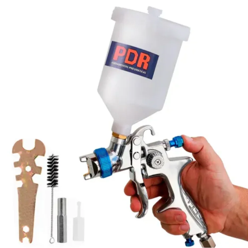 Pistola de Pintura de Ar Direto Grav Bico1,3Mm Pro 530 Pdr