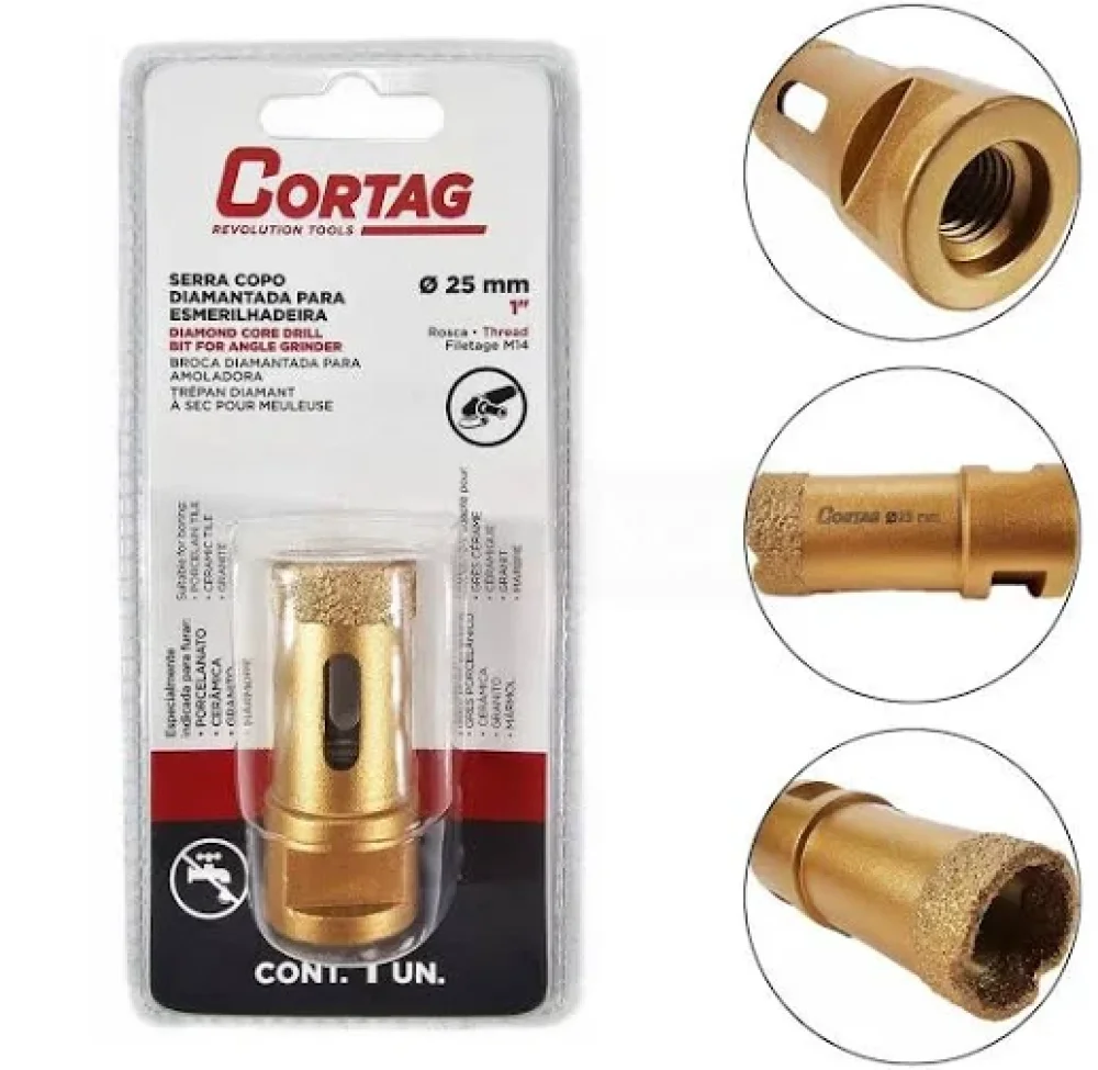 Serra Copo Diamantada para Esmerilhadeira