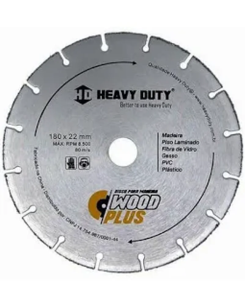 Serra Tungtenio P/Madeira 180X20 Heavy Duty