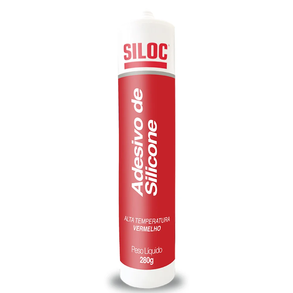 Silicone Alta Temperatura Vermelho Siloc