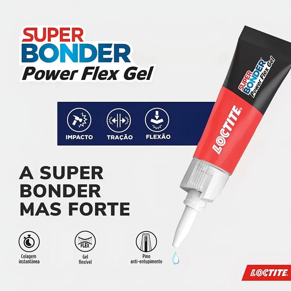 Super Bond Gel Flexivel Loctite