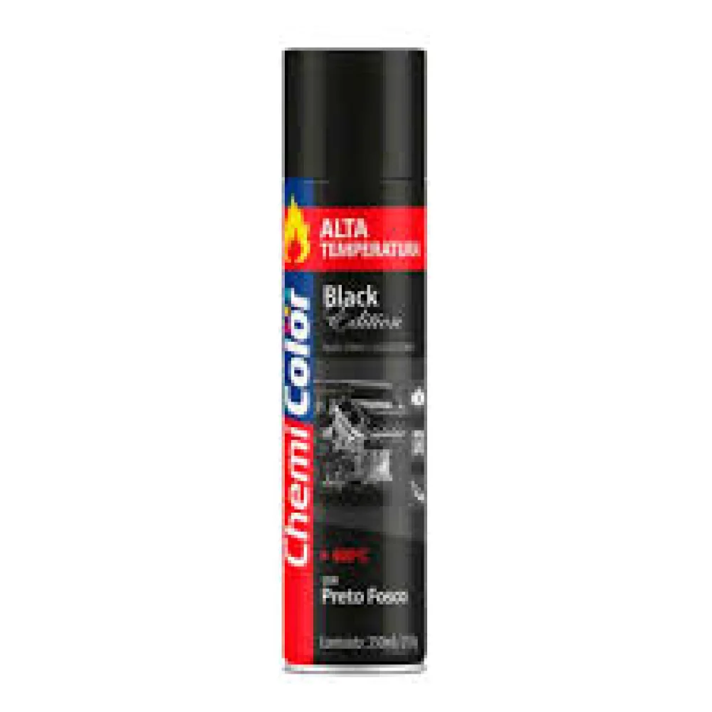 Tinta Spray Aluminio Alta Temperatura Chemicolor