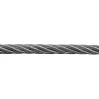 Cabo de Aço Alma de Fibra 6X19 Zincado Branco Cabo de Aço Alma de Fibra 6X19 Zincado Branco