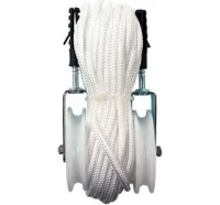 Conjunto Varal Vai Vem 2 Roldanas 5 Mt