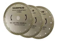 Disco Diamantado Turbo 180Mm Sampaio