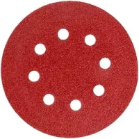 Disco Lixa Velcro C/8 Furos G150 125Mm Heavy Duty