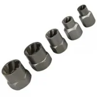 Extrator de Parafuso e Porca com 5 Peças Bolt Grip Irwin Extrator de Parafuso e Porca com 5 Peças Bolt Grip Irwin