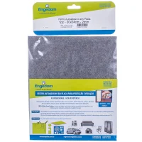 Feltro Protetor Autoadesivo Cinza Mesclado Alta Densidade Engedom