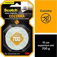 Fita Dupla Face Fixa Forte Cozinha 3M Fita Dupla Face Fixa Forte Cozinha 3M