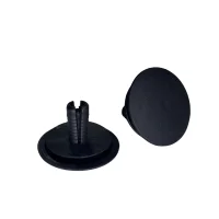 Grampo Plastico Macho Femea Preto