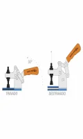 Grampo Rh7 / H2 Zincado Branco Santo Angelo Grampo Rh7 / H2 Zincado Branco Santo Angelo