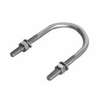 Grampo U com Porca Arruela Inox Grampo U com Porca Arruela Inox