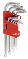 Jogo Chave Torx Curta com Guia Noll Jogo Chave Torx Curta com Guia Noll