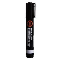 Marcador Pincel Permanente Preto Marcador Pincel Permanente Preto