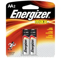 Pilha Alcalina Aa2 com 2 Pcs Energizer Max Pilha Alcalina Aa2 com 2 Pcs Energizer Max