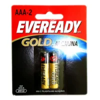 Pilha Palito Alcalina Aaa2 com 2 Pcs Eveready Gold Pilha Palito Alcalina Aaa2 com 2 Pcs Eveready Gold