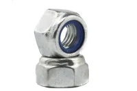 Porca Auto Travante Classe 8 Mb Zincado Branco Porca Auto Travante Classe 8 Mb Zincado Branco