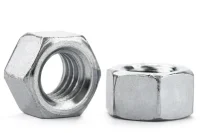 Porca Sextavada Unc/bsw Zincado Branco Porca Sextavada Unc/bsw Zincado Branco