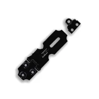 Porta Cadeado para Mala Zincado Preto Loth Porta Cadeado para Mala Zincado Preto Loth