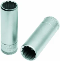 Soquete Estriado Longo com Encaixe 1/2 Polegada Gedore Soquete Estriado Longo com Encaixe 1/2 Polegada Gedore