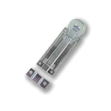 Ferrolho Chata Leve Zincado Branco Loth 