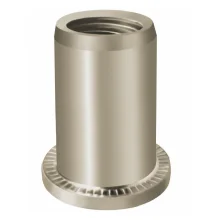 Rebite C/Rosca M-05,00Mm Plana Inox