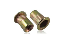 Rebite com Rosca Recartilhado Plana 