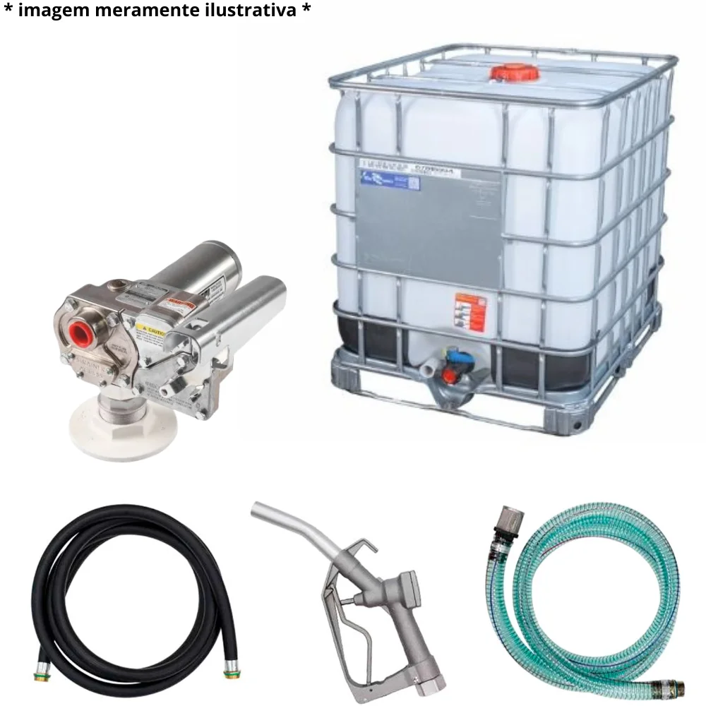Kit de Abastecimento 12v 57L/min Etanol Gpi M150S com Reservatório 1000l