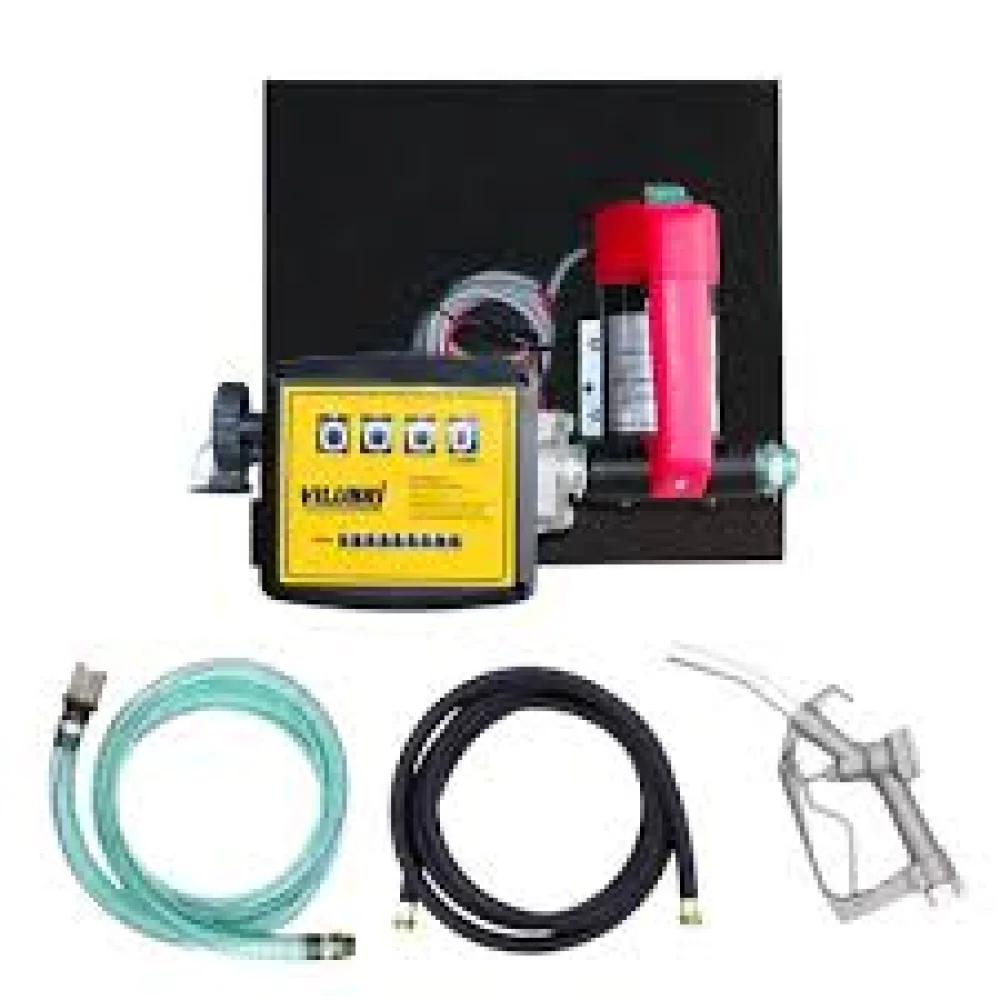 KIT DE ABASTECIMENTO PARA GASOLINA 12V C/ RESERVATÓRIO DE 1.000L GRADUADO