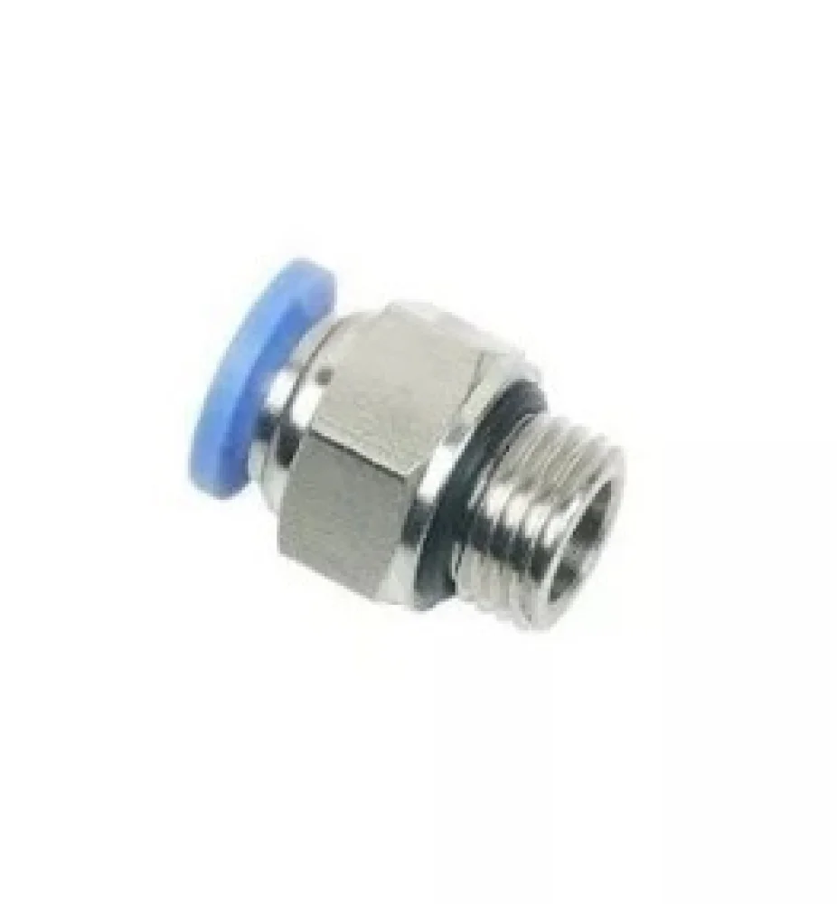 10 Uni. Conexões Pneumáticas Instantâneas Rosca 1/4 Bsp 10Mm