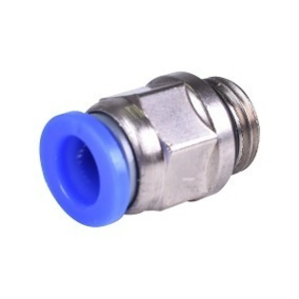 10 Uni. Conexões Pneumáticas Instantâneas Rosca 1/4 Bsp 10Mm