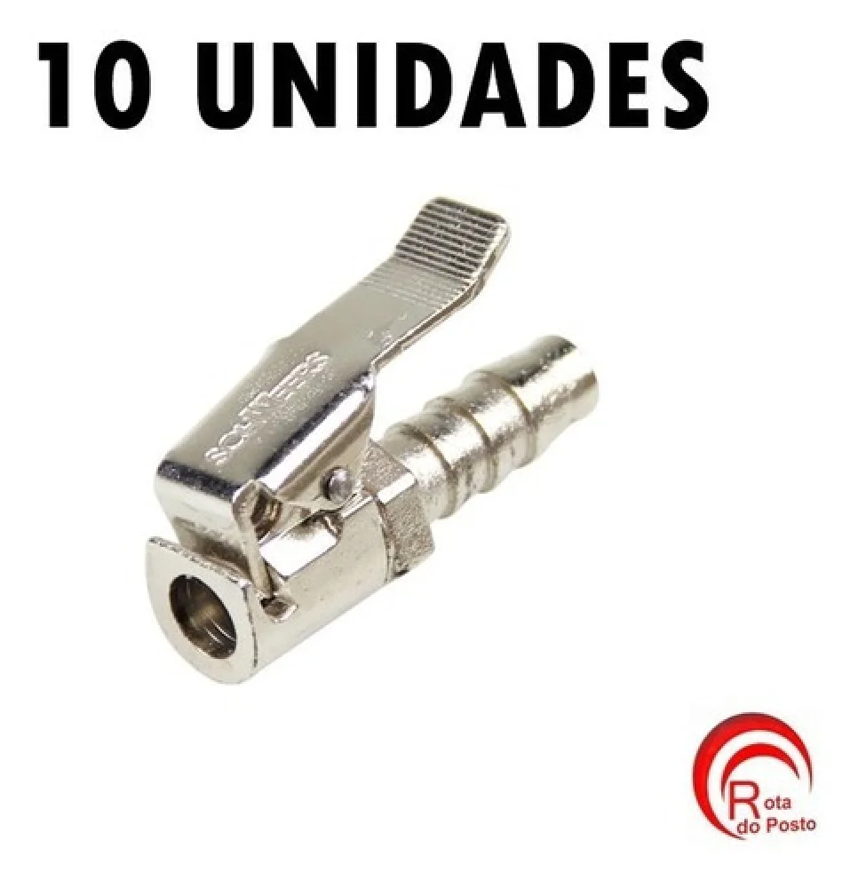 Bico para Calibrador de Pneus 10 Unidades - Tipo Presilha 