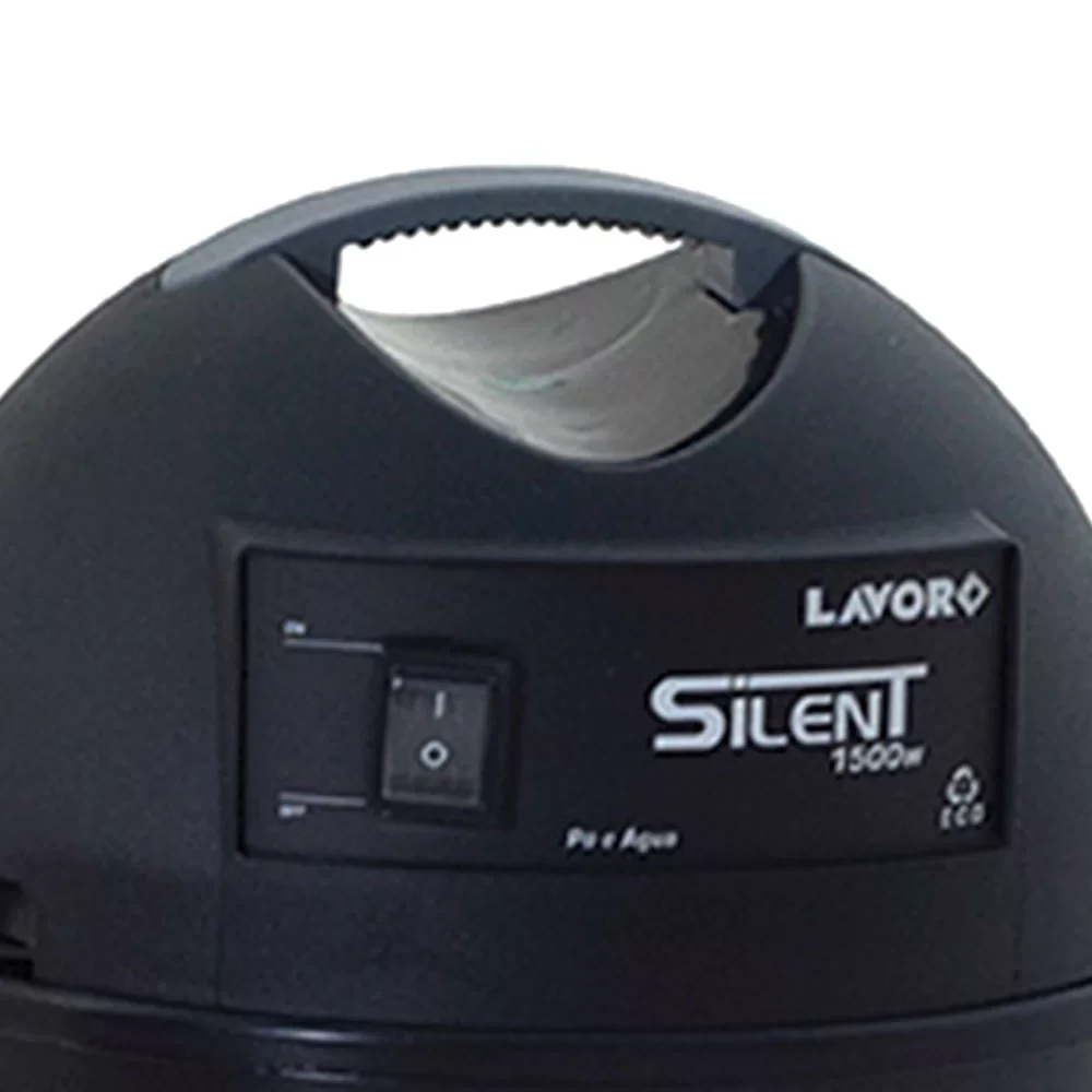 Aspirador de Pó e Líquidos Silent 12 Litros 1500W - LAVOR-B82010068